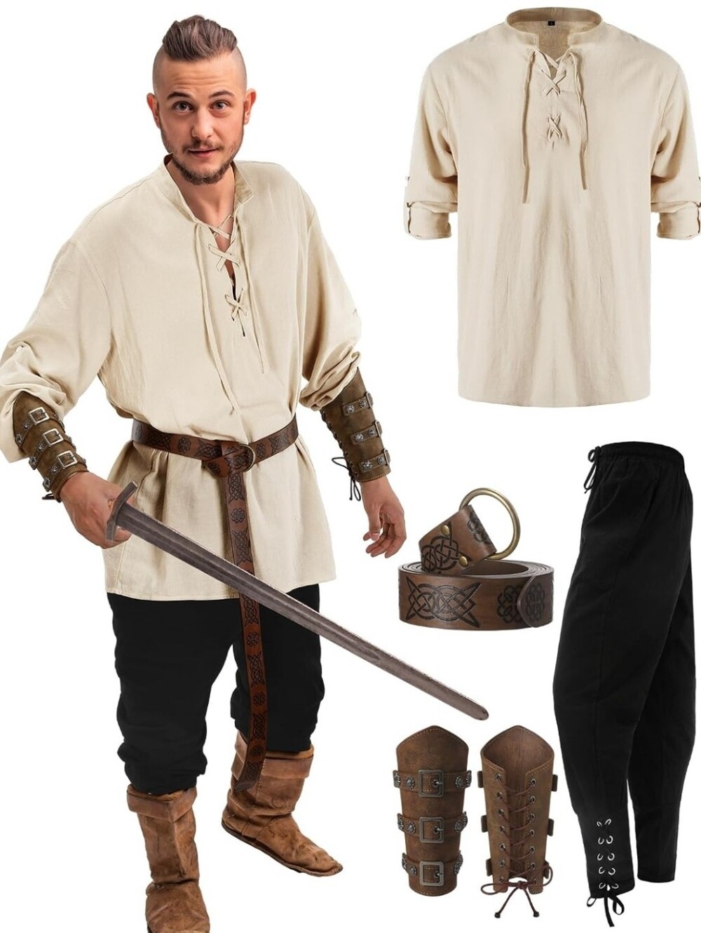 Mens Renaissance Costume - Picture 4 of 5